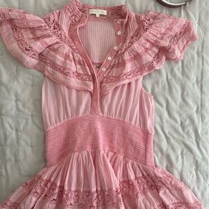 LoveShackFancy Pink Dress
